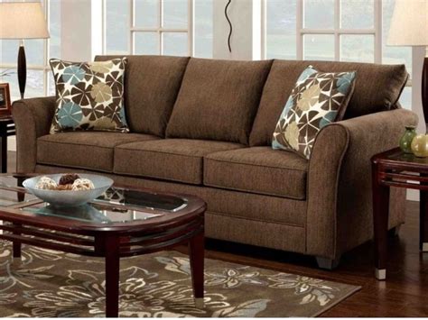 Living Room Decor With Dark Brown Couch Inspiring Ideas