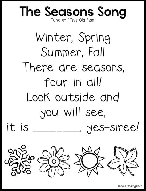 Seasons Poems
