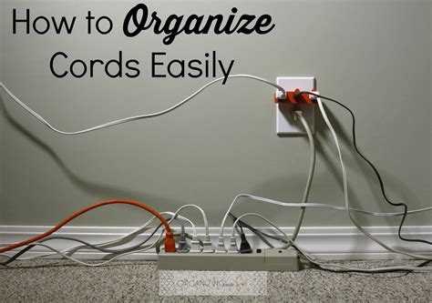 How To Organize Cords Easily Organizing Made Fun How To Organize