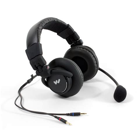 The smaller size not only is ideal for tiny devices, it also prohibits accidental insertion. Dual muff headset microphone MIC 058 - Williams Sound