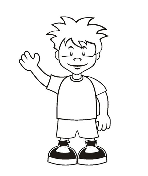 Coloring Pages Of Boy