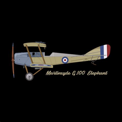 Martinsyde G100 Elephant British Ww1 Fighter Bomber Biplane Plane
