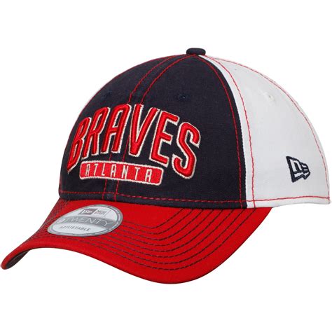 New Era Atlanta Braves Gray Canvas Go To 9forty Adjustable Hat