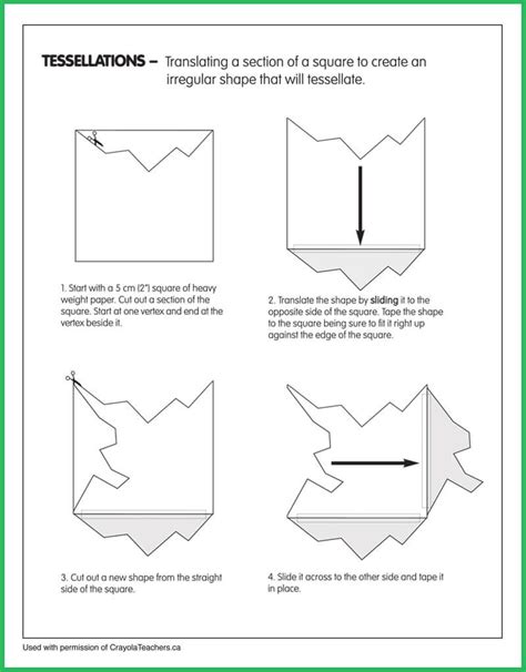Image Result For Tessellation Worksheets Art Worksheets Tessellation