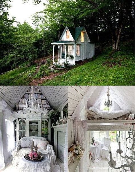 Tiny House In White Repin Shabby Chic Cottage Tiny Cottage