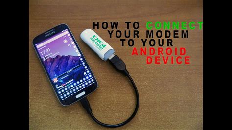 HOW TO CONNECT YOUR USB INTERNET MODEM TO YOUR ANDROID DEVICE - PPP ...