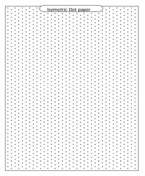 Isometric Paper Dots Printable Printable Blank World