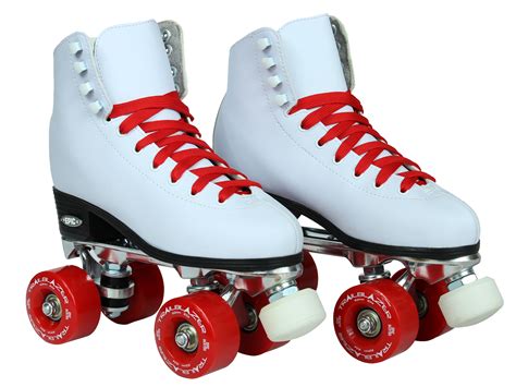 Classic White And Red Epic Skates