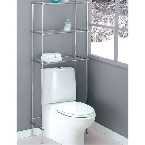 Over toilet bathroom shelves in over the toilet shelving. 11 Best Bathroom Ladder Shelves for toilet storage-reviews