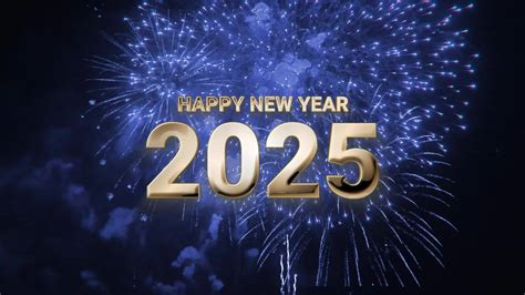Feliz Novo Ano Animação 2025 V6 21285763 Vídeo Stock No Vecteezy