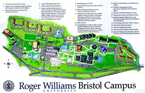 Roger Williams University Campus Map Images And Photos Finder