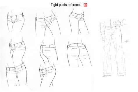 Female Tutorials Part 2 Clothing Drawings Pants Drawing Drawing
