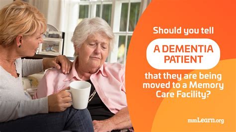 Should You Tell A Dementia Patient That They Are Being Moved To A Memory Care Facility Youtube