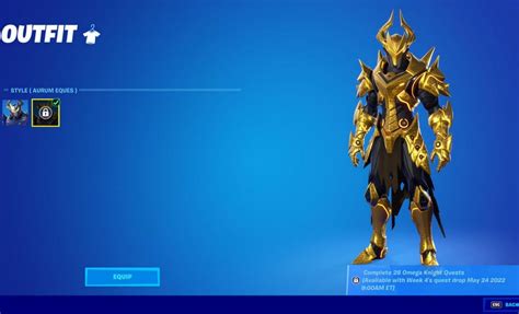 How To Get The Gold Version Of Omega Knight In Fortnite