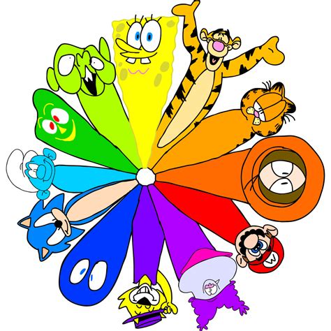 The Cartoon Color Wheel By Superzachbros On DeviantArt