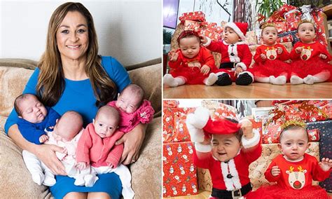 Britains Oldest Mother Of Quadruplets 51 Prepares For An Extra Busy