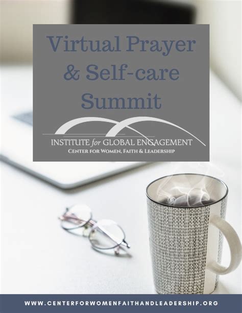 Cwfl Holds Virtual Prayer And Self Care Summit The Institute For Global