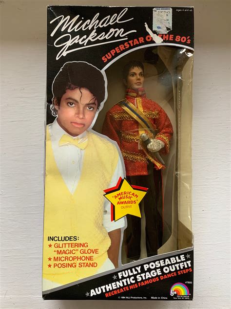 Michael Jackson Fully Poseable Doll American Music Awards 1984