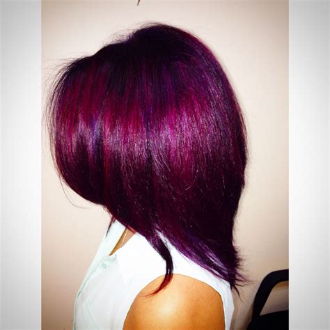 Magenta And Violet Fashion Color Using Pravana Vivids Done By Brittany