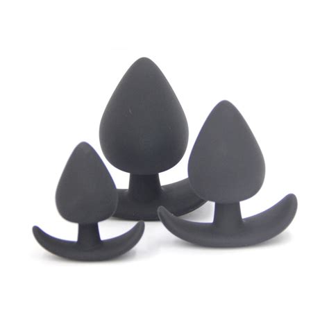 anal sex toys black silicone butt plugs sex toys for women men anal butt plug smooth anal toys