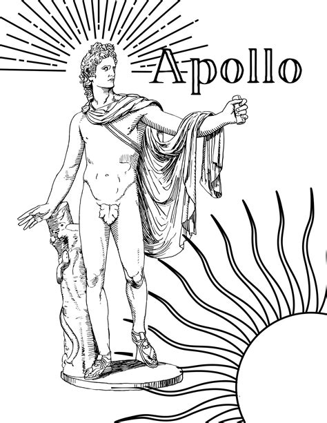 Apollo Greek Roman God Printable Etsy