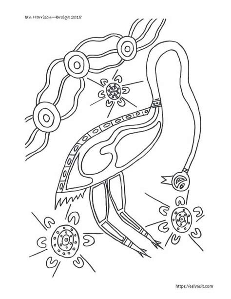 16 Free Aboriginal Art Colouring Pages