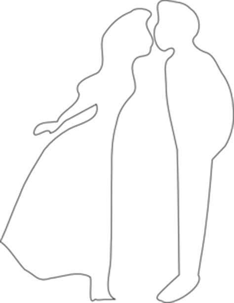Your place to buy and sell all things handmade. White Kissing Silhouette Clip Art at Clker.com - vector ...