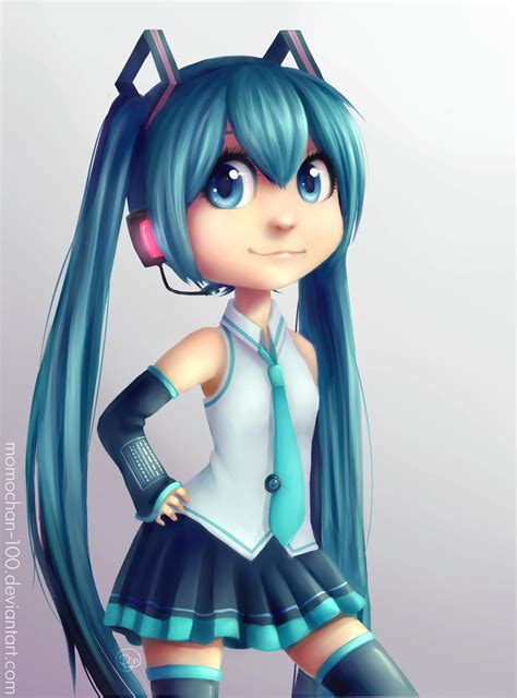 Miku V4 Paint Test By Momochan 100 On Deviantart