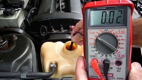 Jul 13, 2021 · use a flashlight to look down into the radiator, and inspect the coolant level and condition. Antifreeze coolant Checking with a Multimeter - YouTube