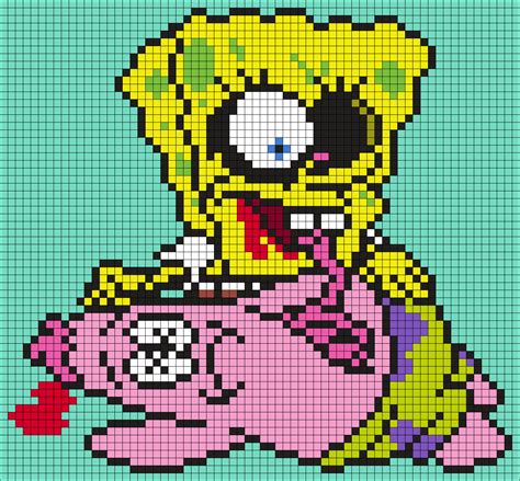 Spongebob House Pixel Art Grid Speedpaint Pixel Art A Vrogue Co