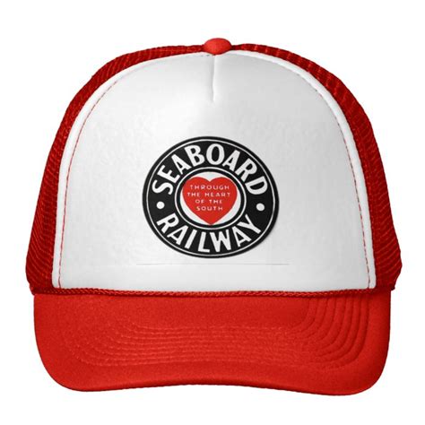 Seaboard Air Line Railway Heart Logo Trucker Hat Zazzle