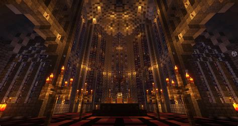 Minecraft Cathedral Interior