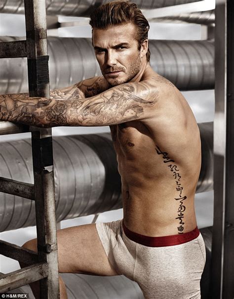 David Beckham Strips Off For Latest Handm Underwear Campaign Daily Mail