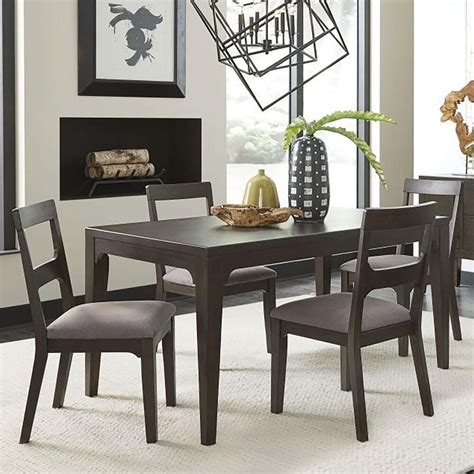 Urban Home Bryce 5 Piece Dining Set In Brown Horse Nfm