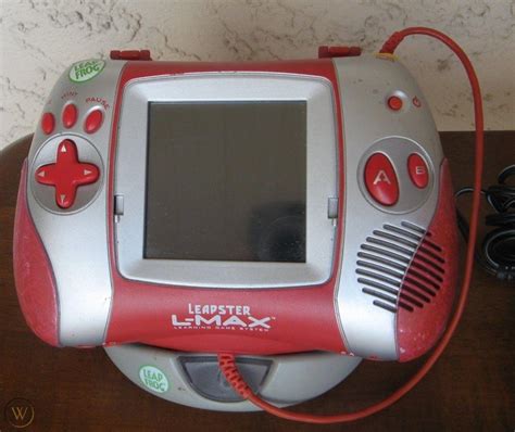 Leapfrog Leapster L Max Red Game Console And 3 Additional Games