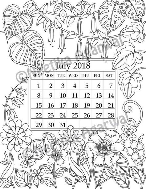 Calendar Coloring Pages At Getcoloringscom Free Free 2016 Printable