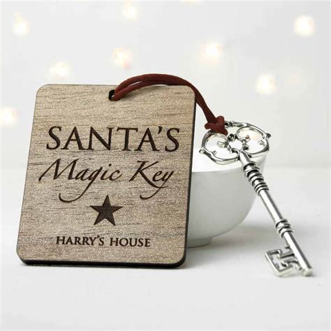 Personalised Santas Magic Key By The Letteroom