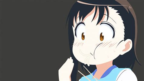 720p Anime Girls Onodera Kosaki Noodles Anime Simple Background