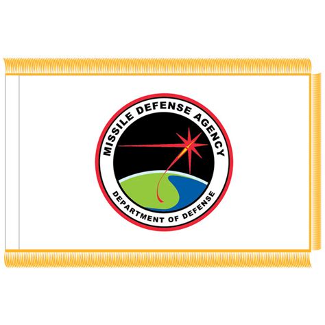 Us Missile Defense Agency Fringed Flag