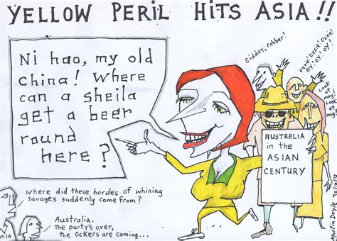 Martin Doyle Cartoon Yellow Peril Hits Asia Scoop News