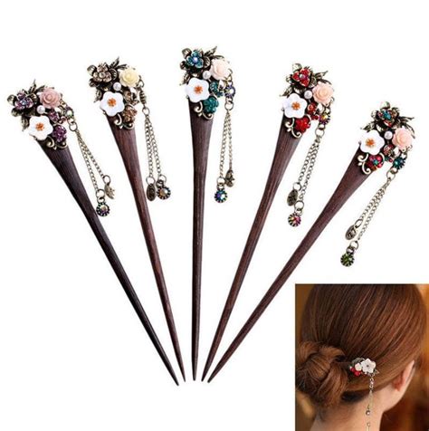 Hair Stick Handmade Hair Pin Wooden Hair Accessories Pins Hair Sticks Hair Jewelry