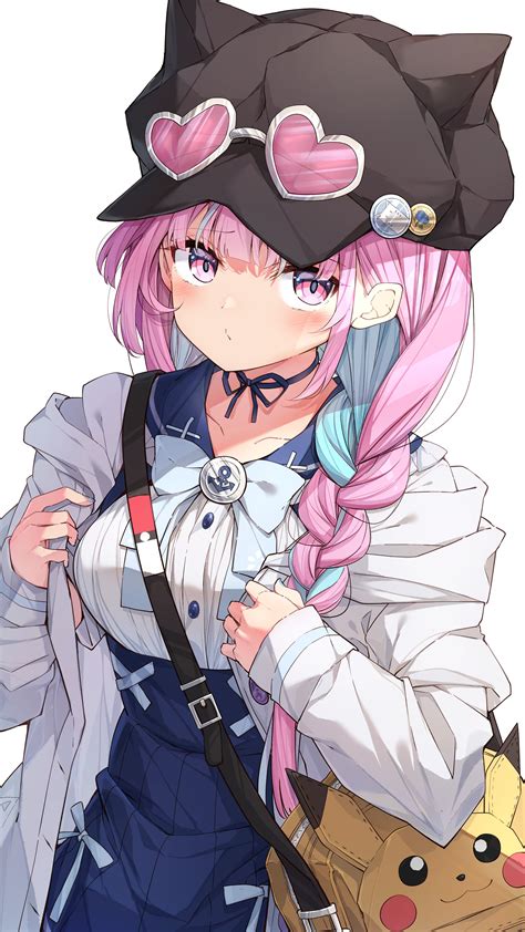 Safebooru 1girl Absurdres Adjusting Clothes Anchor Symbol Animal Hat