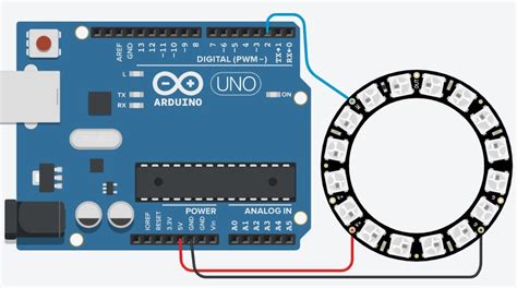 Neopixel Ring 16 Led Project Source Code Arduino Programing Meruprastaar