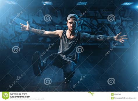 Hip Hop Performance Cool Dance In Studio Stock Photo Image Of