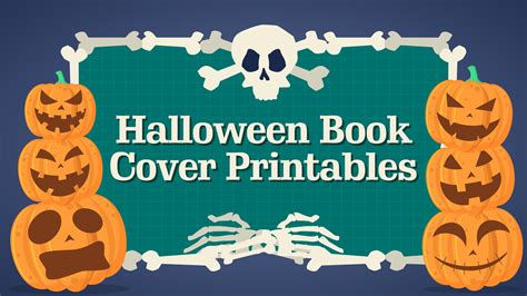 10 Best Halloween Book Cover Printables - printablee.com