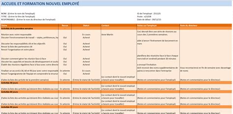 Tous les salariés date : Modèles gratuits de ressources humaines pour Excel