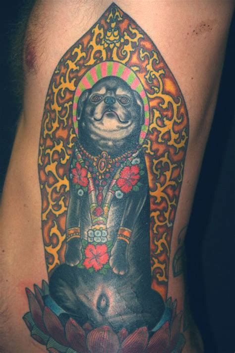 Custom tattoos in downtown santa barbara, ca. best san diego tattoo shop - artist marcus kuhn 163 (pug ...