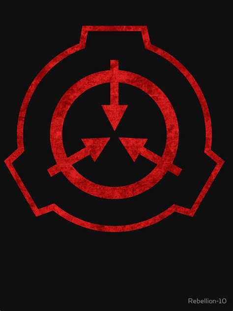 Scp Foundation Symbol Red By Rebellion 10 Redbubble Scp Scp 049