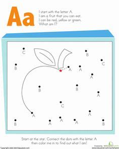 abc dot  dot printable alphabet worksheet  kids jumpstarts