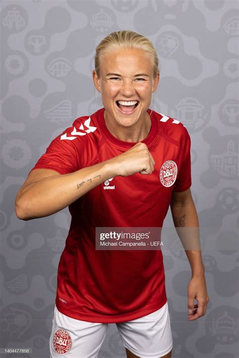 Pernille Harder Of Denmark Poses For A Portrait During The Official